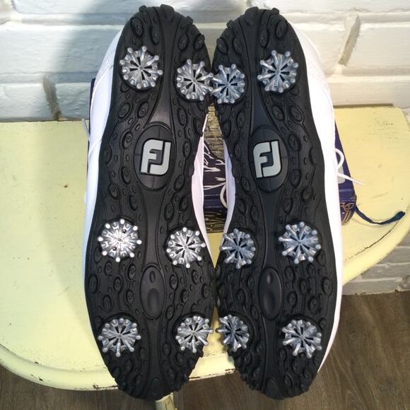 FootJoy LoPro Women's Golf Cleats White Size 10W 93925 - Picture 3 of 6